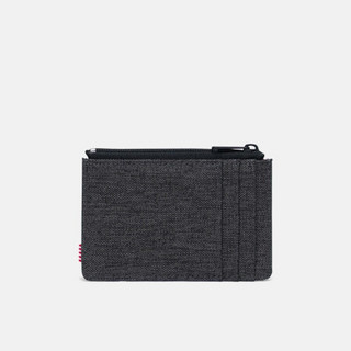 Herschel Oscar Rubber RFID 短款钱包男女卡包零钱包潮牌10833 经典麻黑色/黑色