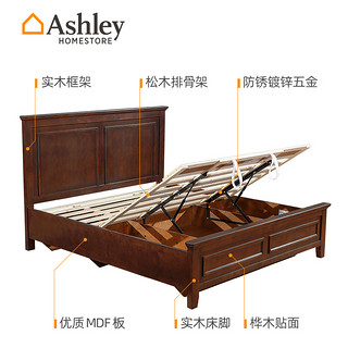 Ashley爱室丽美式实木床家具现代简约大床1.8米1.5m双人轻奢 主卧 单床 B5401 1800*2000 单床