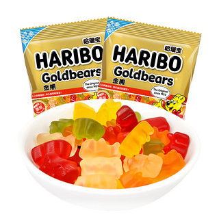 HARIBO 哈瑞宝 金熊橡皮糖 水果味 100g*4包