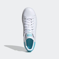阿迪达斯官网 adidas 三叶草 STAN SMITH 男女经典运动鞋EF4480 白/白/蓝 亮光黄 41(255mm)
