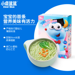 小鹿蓝蓝 婴幼儿猪肝菠菜味面条 240g