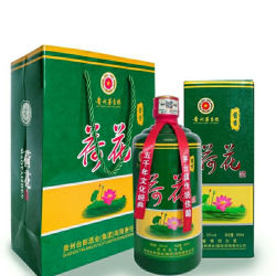 贵州荷花酒 53度白酒整箱6瓶