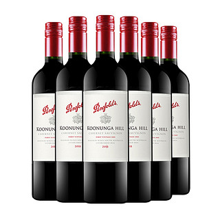 88VIP：Penfolds 奔富 红酒寇兰山整箱6支装干红葡萄酒澳洲原瓶原装进口 1件装