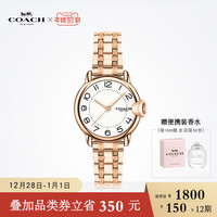 COACH 蔻驰 ARDEN系列数字表盘钢带手表女表简约时尚小C耳(14503601)