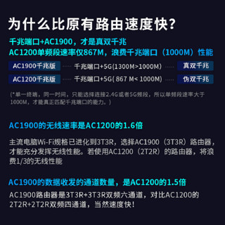 TP-LINK双千兆无线路由器千兆端口家用高速wifi穿墙王tplink双频5G大功率增强IPv6宿舍学生寝室