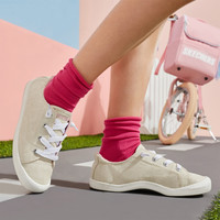 SKECHERS 斯凯奇 女童休闲帆布鞋 664149L-NAT 自然色 30