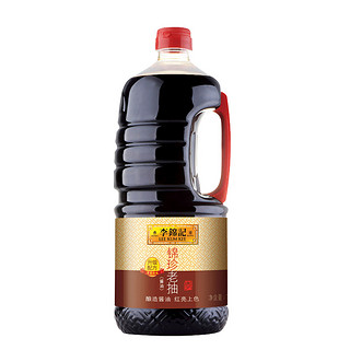 88VIP：李锦记 锦珍老抽1750ml焖炖调料调味料红烧上色酿造酱油桶装1.75L