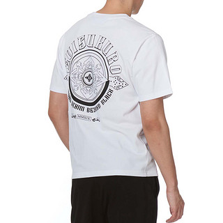 EVISU 19SS 男士家纹印花短袖T恤 1ESGNM9TS575XX（XXL、白色）