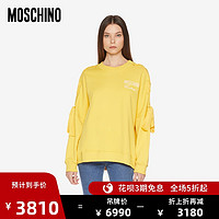 MOSCHINO/莫斯奇诺 20秋冬 女士系带装饰卫衣 A1708542720A （040、黄色2026）
