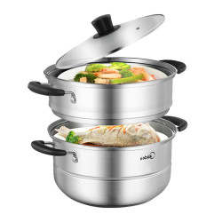 88vipmidea美的不锈钢双层蒸锅26cm