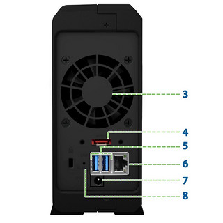 Synology 群晖 DS114 单盘位NAS (Armada 370、512MB）