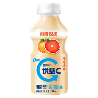 MENGNIU 蒙牛 优益c 活菌型乳酸菌饮品 西柚味 330ml*4瓶