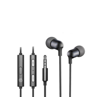 NetEase CloudMusic 网易云音乐 ME01W 入耳式降噪有线耳机 黑色 3.5mm