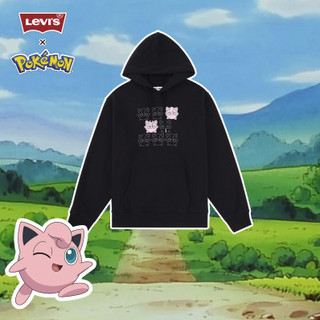 Levi's® x Pokémon 联名系列 男士宝可梦连帽卡通刺绣卫衣