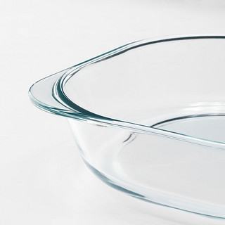 IKEA宜家FOLJSAM弗利桑烤盘烧烤盘家用透明玻璃