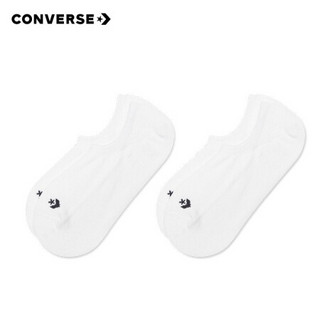 CONVERSE 匡威 男女 Core Three Pack No-Show Footie 运动袜子 浅口船袜(两双装) 10022433-A01 M码