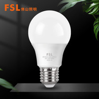 佛山照明(FSL)LED灯泡节能灯大螺口球泡5W黄光3000K5只装