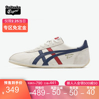 Onitsuka Tiger鬼塚虎运动休闲鞋男女鞋  RUNSPARK TH201L-0123预售 白色/藏青色 39.5