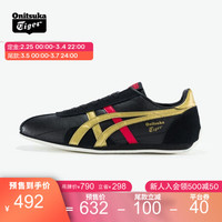鬼塚虎 男女鞋休闲鞋时尚轻便黑色尺码齐全