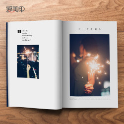 爱美印 12寸精品杂志照片书 24P(建议30-60张照片)