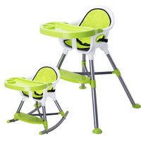 贝利亚（beiliya） 儿童餐椅多功能婴儿餐桌椅吃饭椅便携宝宝餐椅 青草绿标配版