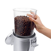 德龙（Delonghi）1.5L真空罐咖啡豆咖啡粉存储罐 DLSC068（银灰色）一键式抽气
