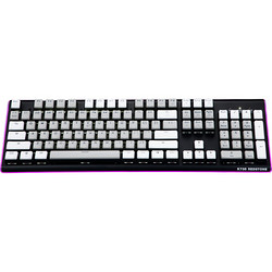 HEXGEARS 黑峡谷 GK735 104键 有线机械键盘 灰白色 凯华BOX红轴 单光
