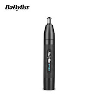 巴比丽丝 BABYLISS 男士鼻毛修剪器 剃毛器鼻毛器脱毛器 NE1000CN 黑色