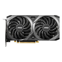 MSI 微星 GeForce RTX 3060 VENTUS 2X 显卡 12GB 黑色