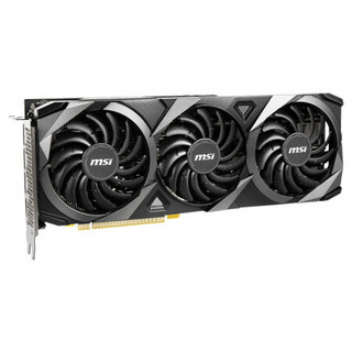 MSI 微星 GeForce RTX 3060 VENTUS 3X 12G OC 显卡 12GB 黑色