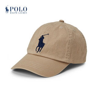 Ralph Lauren/拉夫劳伦男童 21年春Big Pony奇诺棒球帽RL35332 250-棕色 ONE