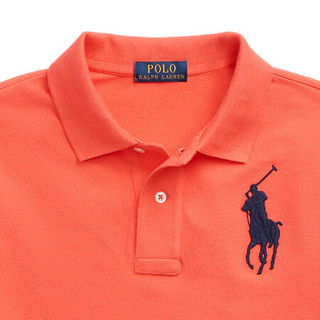 Ralph Lauren/拉夫劳伦男童 21年春Big Pony网眼布Polo衫RL35359 600-红色 S