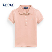 Ralph Lauren/拉夫劳伦女童 2021年春季网眼布Polo衫RL35347 800-橙色 5