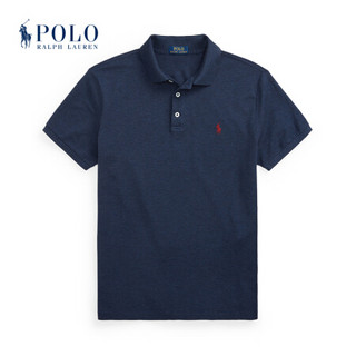 Ralph Lauren/拉夫劳伦男装 21年春定制修身弹力Polo衫RL13306 400-蓝色 S