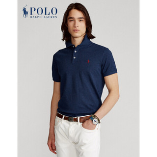 Ralph Lauren/拉夫劳伦男装 21年春定制修身弹力Polo衫RL13306 400-蓝色 S