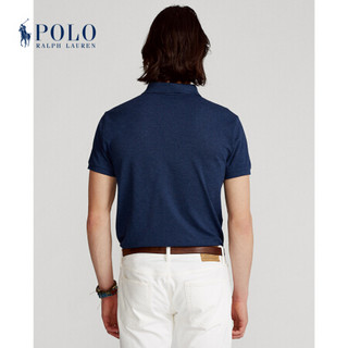 Ralph Lauren/拉夫劳伦男装 21年春定制修身弹力Polo衫RL13306 400-蓝色 S