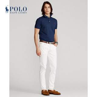 Ralph Lauren/拉夫劳伦男装 21年春定制修身弹力Polo衫RL13306 400-蓝色 S