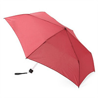 MUJI 轻量 晴雨两用 折叠伞 暗红色 UMB50cm