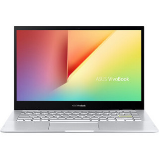 ASUS 华硕 VivoBook 14F 十一代酷睿版 14.0英寸 变形轻薄本 银色 (酷睿i7-1165G7、核芯显卡、16GB、512GB SSD、1080P）
