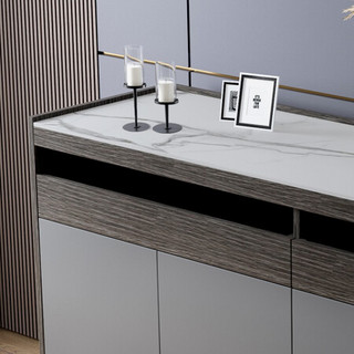 A家家具 餐边柜现代多功能餐厅储物柜子轻奢北欧酒水柜厨房碗柜 WJ1505