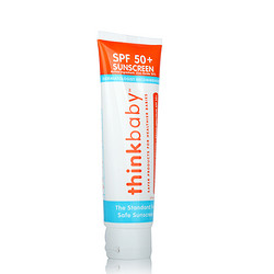 Thinkbaby(辛克宝贝) 美国进口纯物理儿童防晒霜SPF50+ 婴儿宝宝防晒霜乳男女防紫外线 177ml *2件