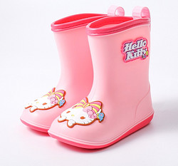 Hello Kitty 凯蒂猫 儿童雨靴