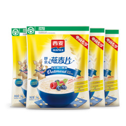 SEAMILD 西麦 双十一抄底好价！纯燕麦片1000g*3袋营养早餐即食冲饮食品