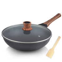 Joyoung 九阳 CLB30533D 炒锅(30cm、不粘、铝合金、黑色)