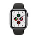限地区：Apple Watch Series 5智能手表（GPS+蜂窝款 44毫米深空灰色铝金属表壳 黑色运动型表带 )