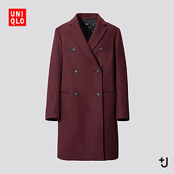 限S码：女装 +J双面呢大衣 435937 UNIQLO