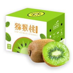 京觅 陕西周至绿心猕猴桃36粒 单果80g+