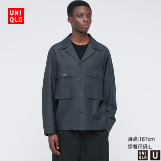 优衣库男装 女装针织衬衫式茄克 170 92a M 35 浅褐色 报价价格评测怎么样 什么值得买