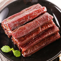 科尔沁 风干牛肉干原味净含量400g 高蛋白休闲零食