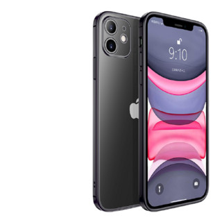 unbpo 柚柏 iPhone 11 硅胶电镀手机软壳 亮黑色
